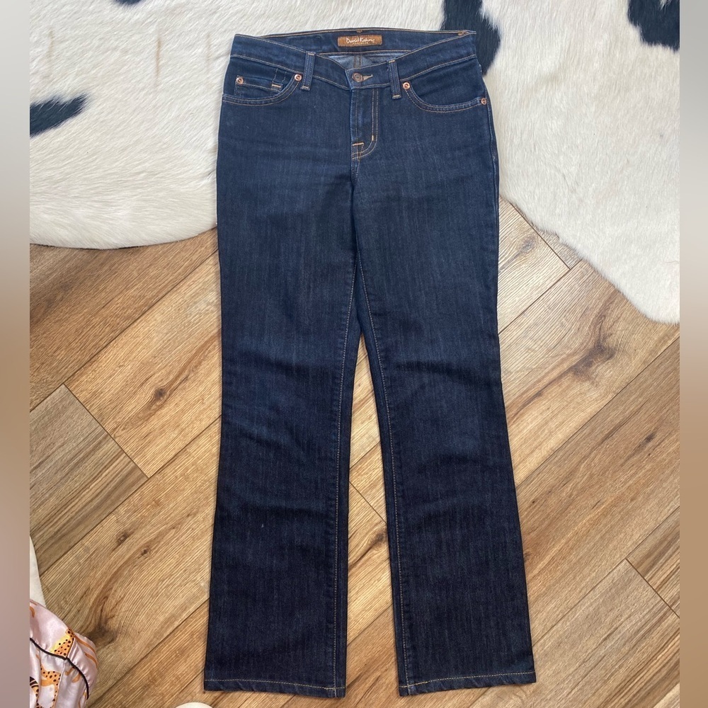 dark wash straight leg David Kahn jeans